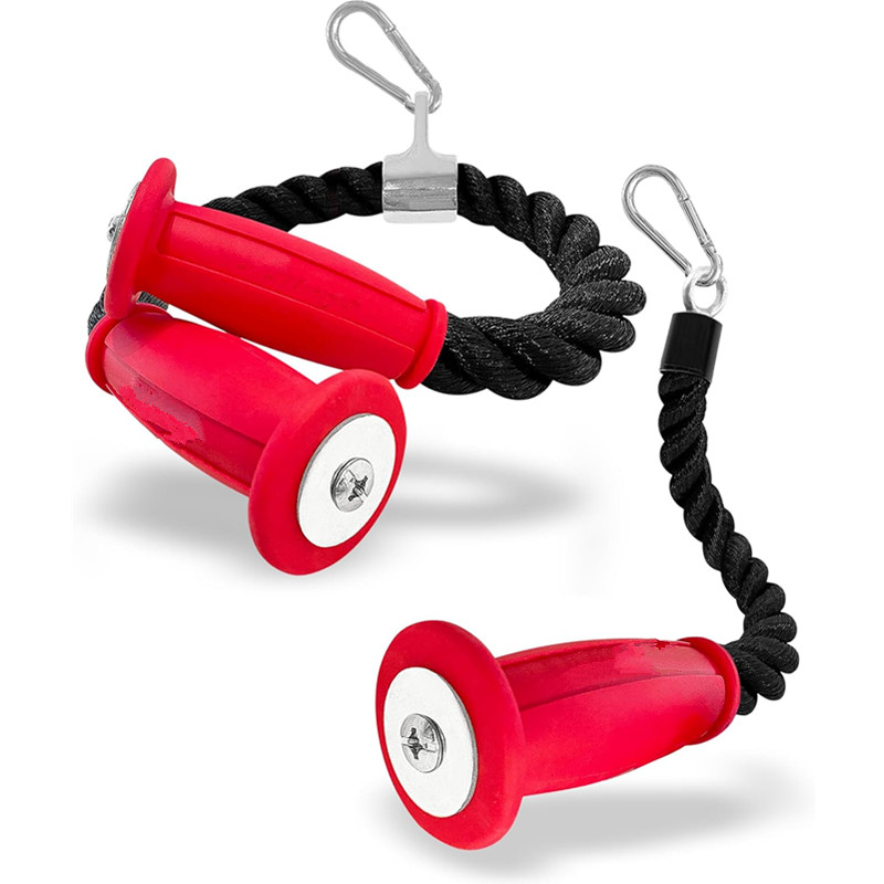 Sports Equipment Wholesale - Ergonomic Tricep Ropes Non-Slip Cable Attachment