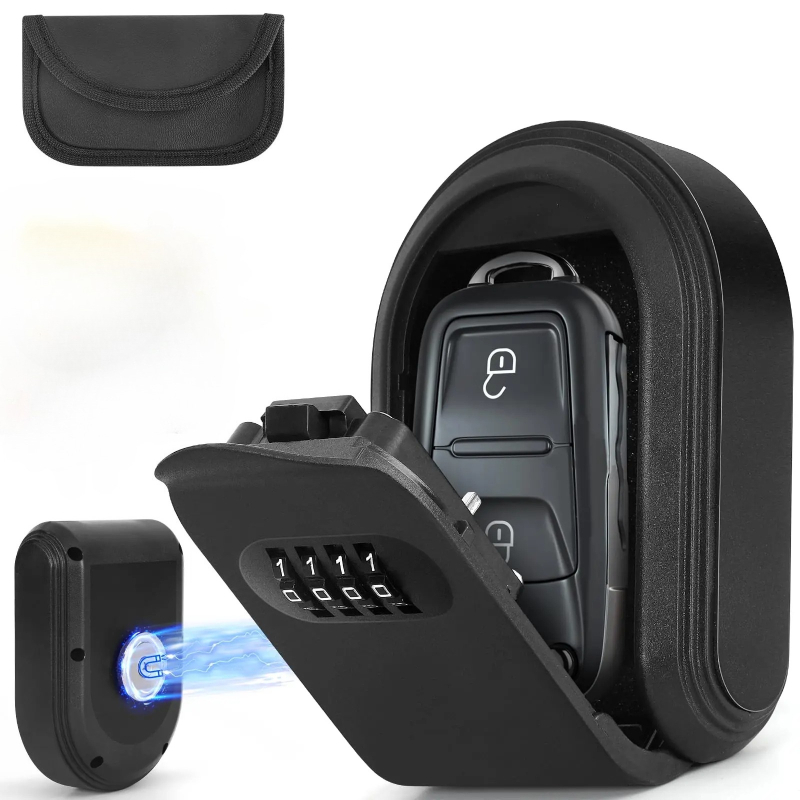 Sports Equipment Organizer Garage - 1PCS Magnetic Key Box Hider Under