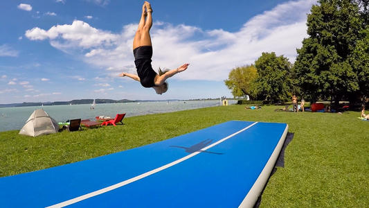 Hot Sale 4x2M Size Inflatable  - Tumbling Air Track recension och pris