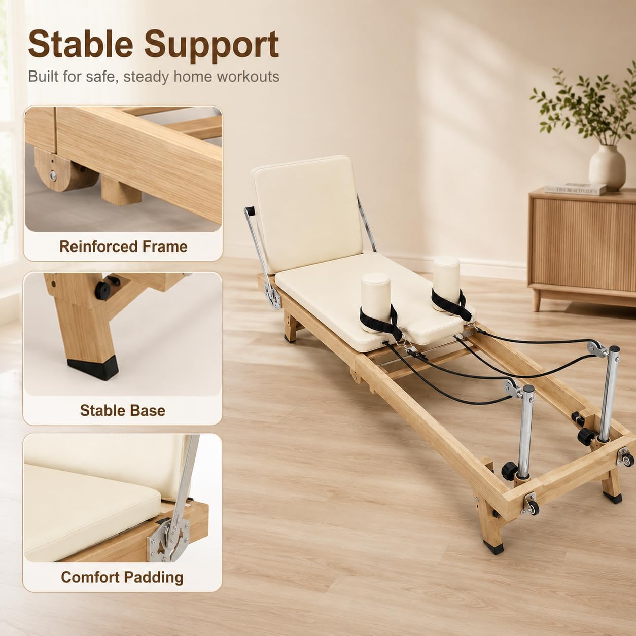 75 Inch Foldable Pilates Refor - Sports Equipment Near Me recension och pris