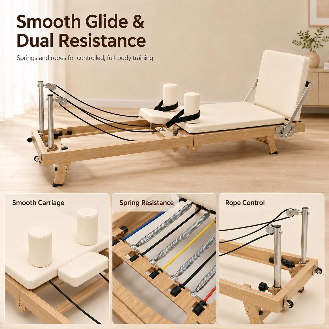 75 Inch Foldable Pilates Refor - Sports Equipment Near Me recension och pris