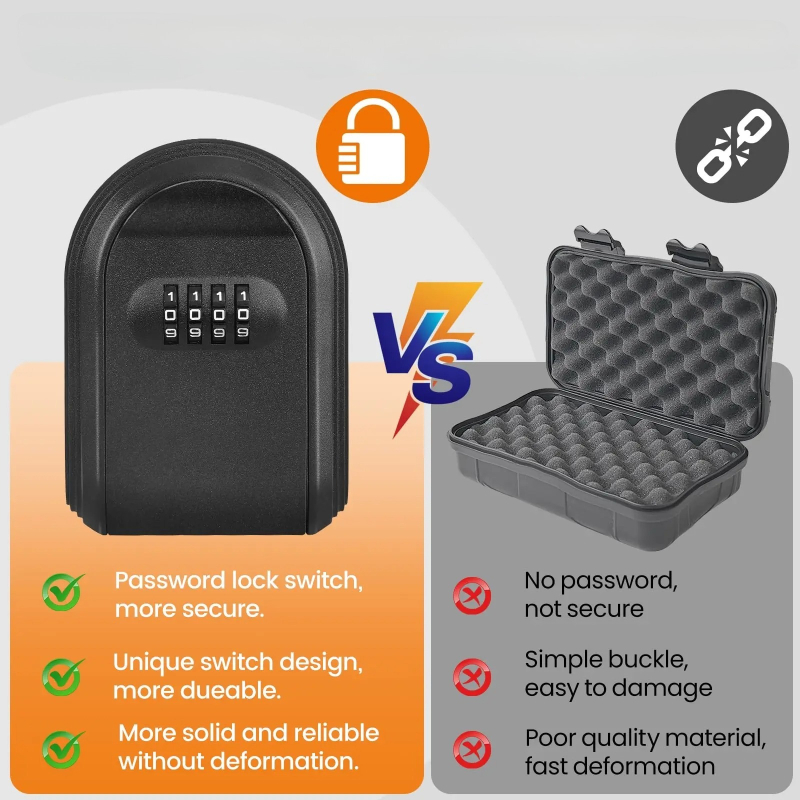 1PCS Magnetic Key Box Hider Un - Sports Equipment Organizer Garage recension och pris